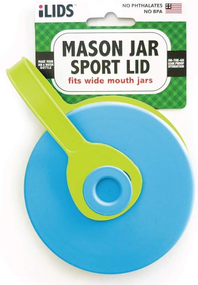 Mason Jar Sport Lid - Mixed Pack of 3