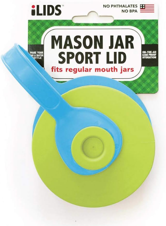 Mason Jar Sport Lid - Mixed Pack of 3