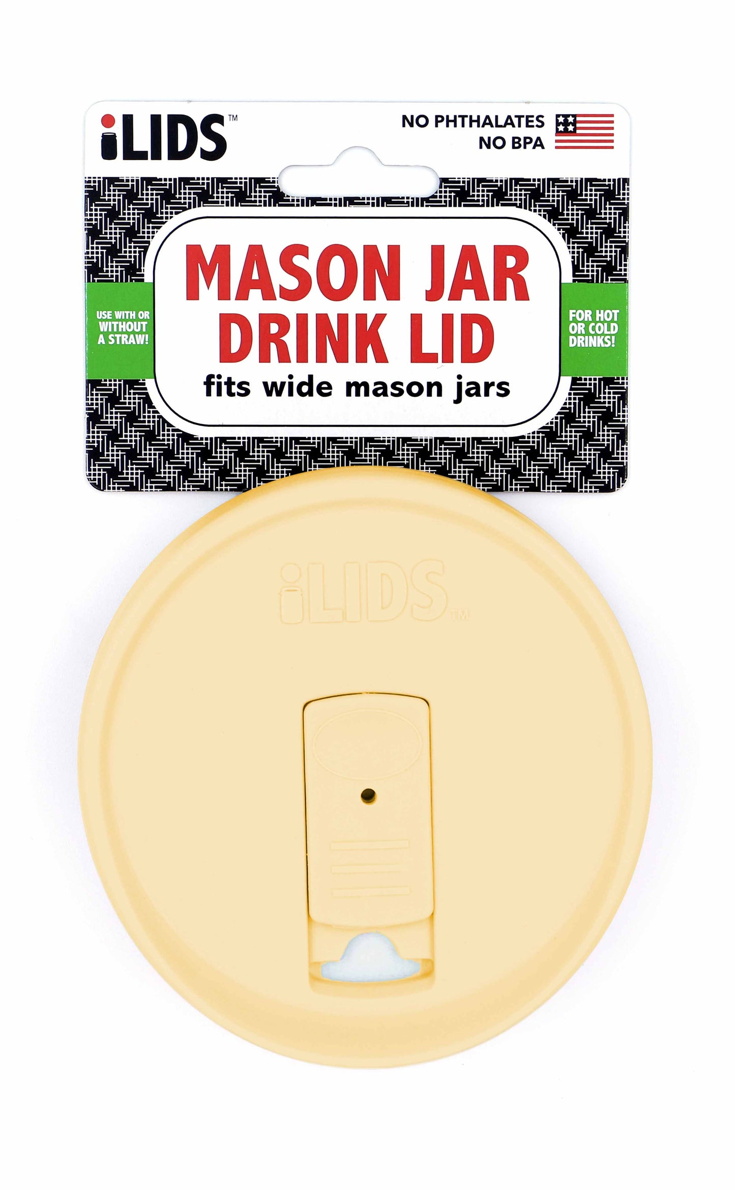 Mason Jar Drink Lid - Pack of 3