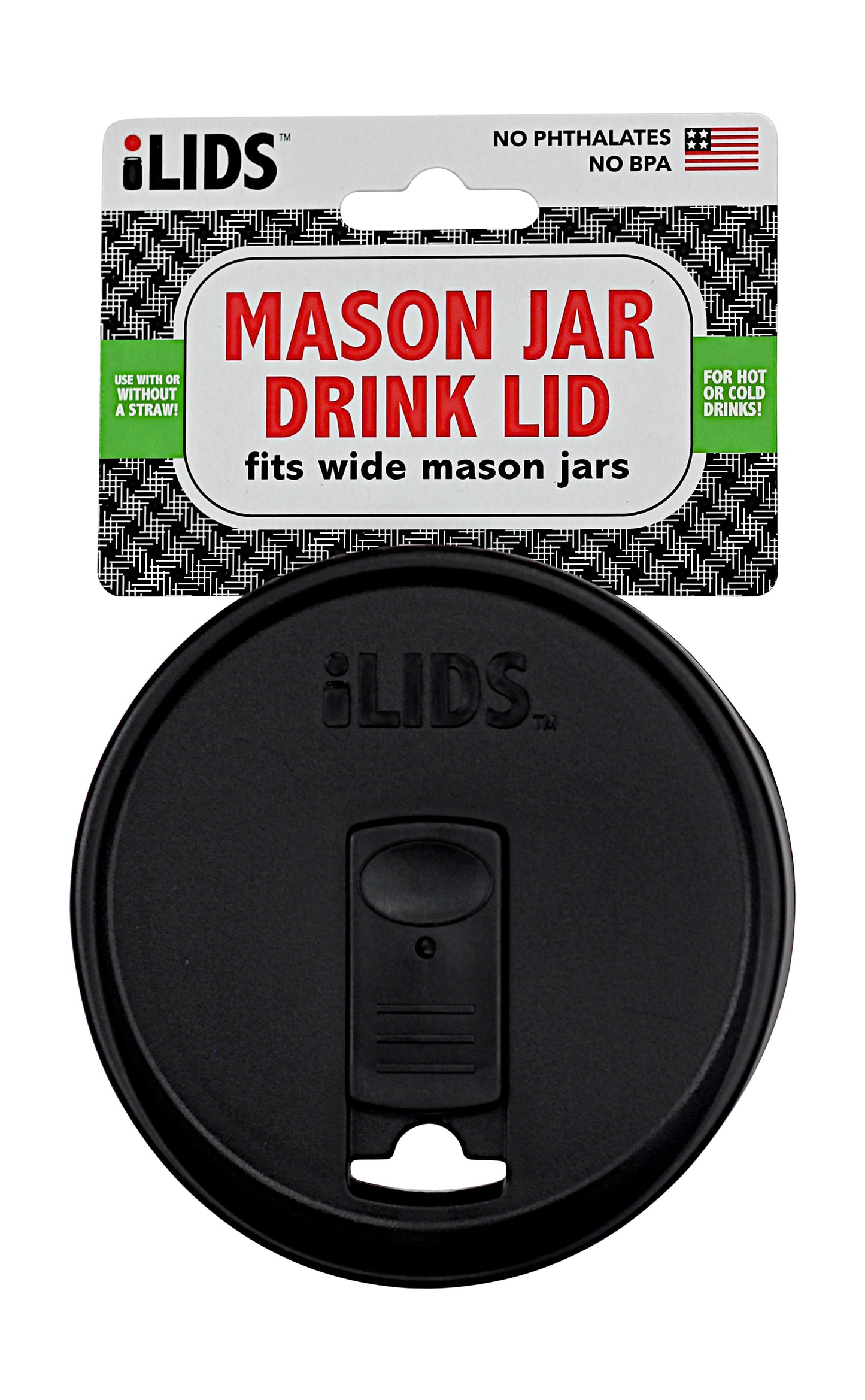 Mason Jar Drink Lid - Pack of 3