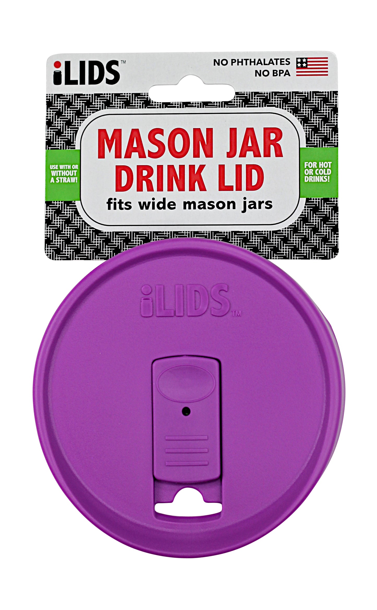 Mason Jar Drink Lid - Pack of 3