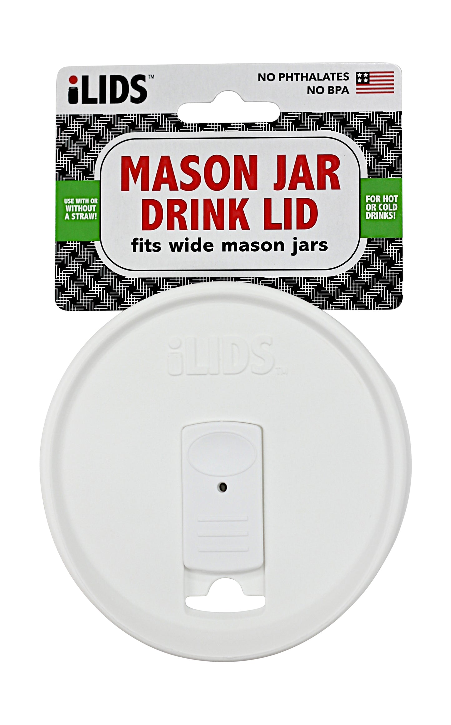 Mason Jar Drink Lid - Pack of 3